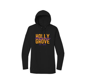 Holly Grove Elementary Spirit Wear On Demand 2024/25-Womens Premium Featherweight French Terry Hoodie Typographic