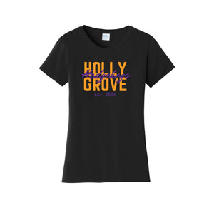 Holly Grove Elementary Spirit Wear On Demand 2024/25-Womens Fan Favorite Tee Typographic