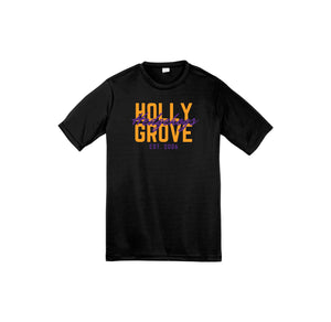 Holly Grove Elementary Spirit Wear On Demand 2024/25-Youth Unisex Dri-Fit Shirt Typographic