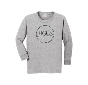 Holly Grove Elementary Spirit Wear On Demand 2024/25-Youth Unisex Long Sleeve Tee Round HGES