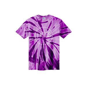 Holly Grove Elementary Spirit Wear On Demand 2024/25-Youth Unisex Tie-Dye Shirt Round HGES