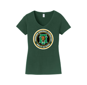 Thurgood Marshall Elementary Spirit Wear 2024-25 On-Demand-Women's Fan Favorite V-Neck Tee On-Demand