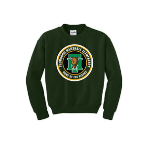 Thurgood Marshall Elementary Spirit Wear 2024-25 On-Demand-Youth Unisex Crewneck Sweatshirt On-Demand