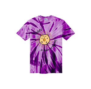 Holly Grove Elementary Spirit Wear On Demand 2024/25-Youth Unisex Tie-Dye Shirt A Place to Belong