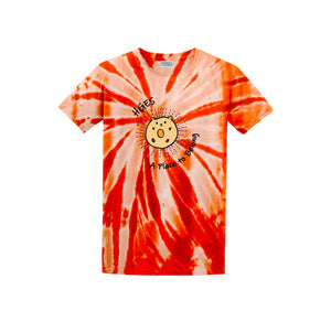 Holly Grove Elementary Spirit Wear On Demand 2024/25-Adult Unisex Tie-Dye Shirt A Place to Belong