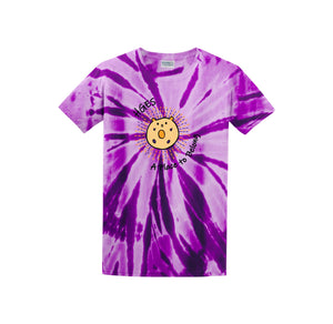 Holly Grove Elementary Spirit Wear On Demand 2024/25-Adult Unisex Tie-Dye Shirt A Place to Belong