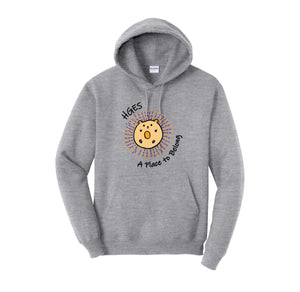 Holly Grove Elementary Spirit Wear On Demand 2024/25-Adult Unisex Hoodie A Place to Belong