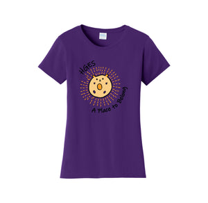 Holly Grove Elementary Spirit Wear On Demand 2024/25-Womens Fan Favorite Tee A Place to Belong