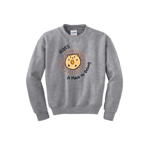 Holly Grove Elementary Spirit Wear On Demand 2024/25-Youth Unisex Crewneck Sweatshirt A Place to Belong