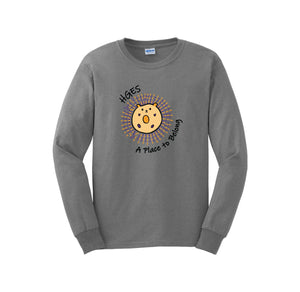 Holly Grove Elementary Spirit Wear On Demand 2024/25-Adult Unisex Long Sleeve Tee A Place to Belong