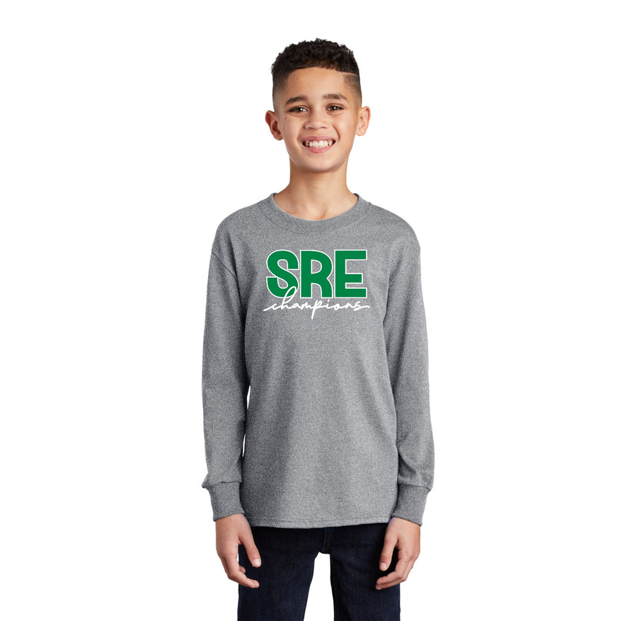 Sandbrock Ranch-Youth Port & Co Long Sleeve Shirt - SRE Signature