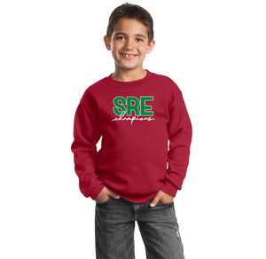 Sandbrock Ranch-Youth Port & Co Crewneck Sweatshirt - SRE Signature