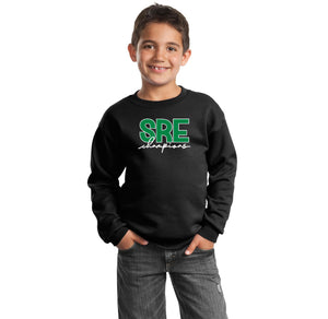 Sandbrock Ranch-Youth Port & Co Crewneck Sweatshirt - SRE Signature