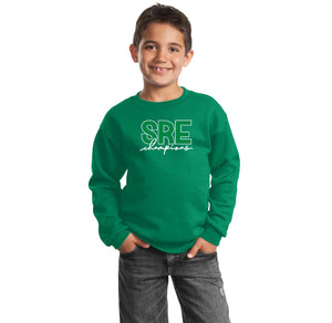 Sandbrock Ranch-Youth Port & Co Crewneck Sweatshirt - SRE Signature