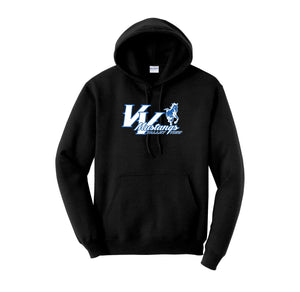 Valley View Elementary-Adult Unisex Hoodie Mustang Logo