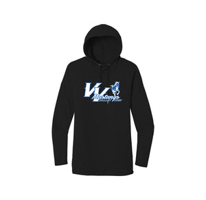 Valley View Elementary Spirit Wear 2024/25 On - Demand Store-Womens Premium Featherweight French Terry Hoodie Mustang