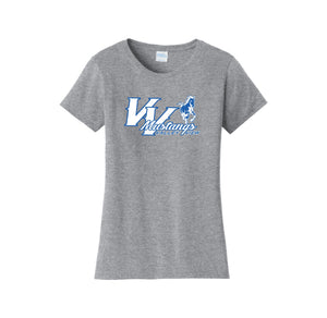 Valley View Elementary-Womens Fan Favorite Tee Mustang Logo