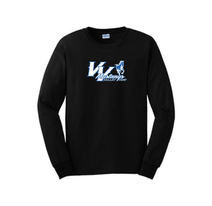 Valley View Elementary Spirit Wear 2024/25 On - Demand Store-Adult Unisex Long Sleeve Tee Mustang