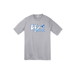 Valley View Elementary Spirit Wear 2024/25 On - Demand Store-Youth Unisex Dri-Fit Shirt Mustang