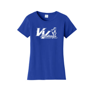 Valley View Elementary-Womens Fan Favorite Tee Mustang Logo