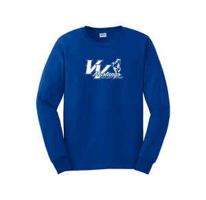 Valley View Elementary Spirit Wear 2024/25 On - Demand Store-Adult Unisex Long Sleeve Tee Mustang