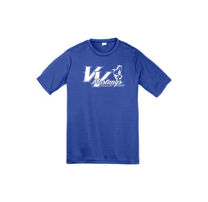 Valley View Elementary Spirit Wear 2024/25 On - Demand Store-Youth Unisex Dri-Fit Shirt Mustang