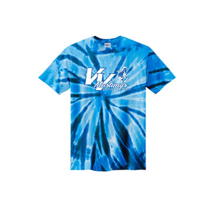 Valley View Elementary-Youth Unisex Tie-Dye Shirt Mustang Logo