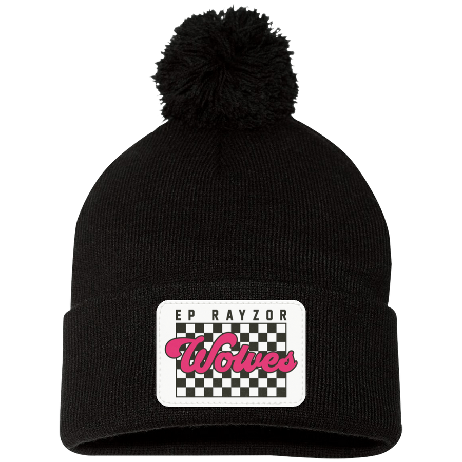 EP Rayzor-SP15 Pom Pom Knit Cap Pink Rectangle