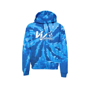 Valley View Elementary Spirit Wear 2024/25 On - Demand Store-Adult Unisex Tie-Dye Hoodie Mustang