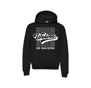 EP Rayzor-Youth Unisex Hoodie On-Demand Wolves Repeating