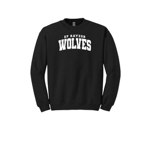 EP Rayzor-Adult Unisex Crewneck Sweatshirt On-Demand Wolves Text Logo