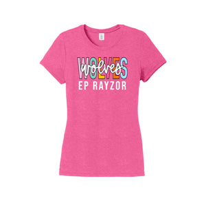 EP Rayzor-Womens District Perfect Tri Tee On-Demand Multi Color Logo