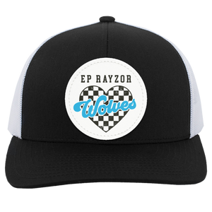 EP Rayzor-104C Trucker Snap Back Circle Patch Blue