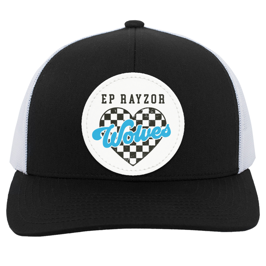 EP Rayzor-104C Trucker Snap Back Circle Patch Blue