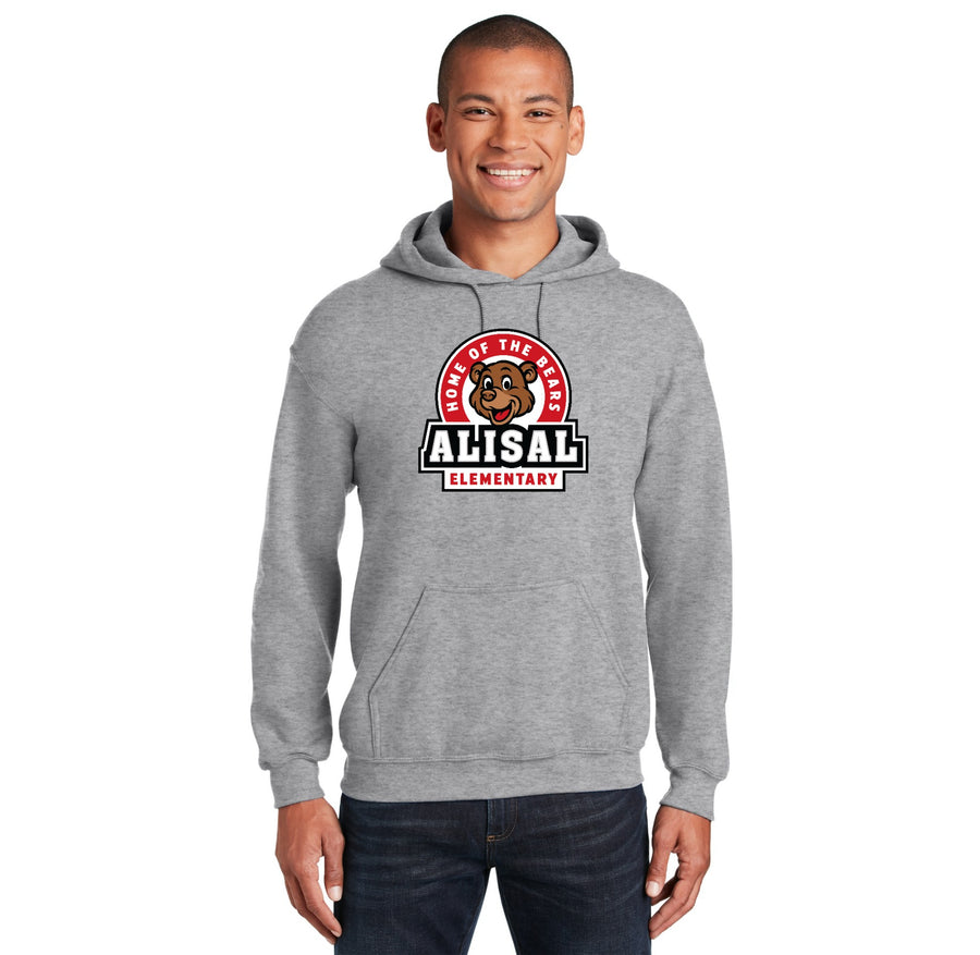 Alisal Elementary Spirit Wear 2024/25 - On Demand-Adult Unisex Hoodie Bear Logo