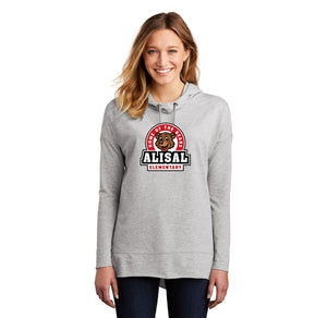 Alisal Elementary Spirit Wear 2024/25 - On Demand-Womens Premium Featherweight French Terry Hoodie Bear Logo