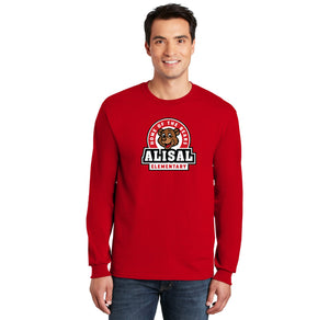 Alisal Elementary Spirit Wear 2024/25 - On Demand-Adult Unisex Long Sleeve Tee Bear Logo