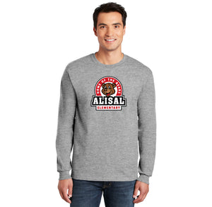 Alisal Elementary Spirit Wear 2024/25 - On Demand-Adult Unisex Long Sleeve Tee Bear Logo