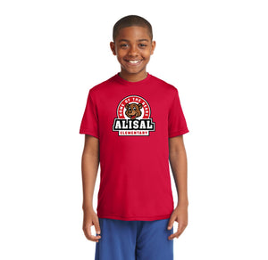 Alisal Elementary Spirit Wear 2024/25 - On Demand-Youth Unisex Dri-Fit Shirt Bear Logo