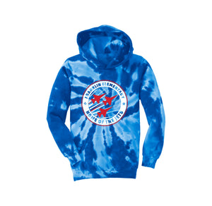 Benjamin Franklin-Youth Unisex Tie-Dye Hoodie On-Demand