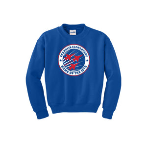 Benjamin Franklin-Youth Unisex Crewneck Sweatshirt On-Demand