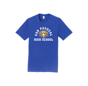 San Pasqual High School-Adult Unisex Fan Favorite Premium Tee On-Demand Curve Logo