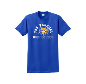 San Pasqual High School-Adult Unisex T-Shirt On-Demand Curve Logo