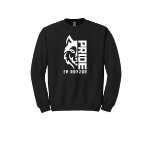 EP Rayzor-Adult Unisex Crewneck Sweatshirt On-Demand Wolf Face