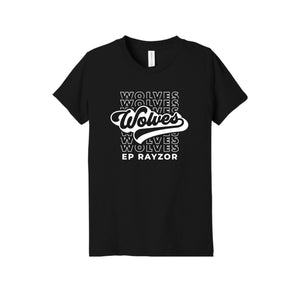 EP Rayzor-Youth Unisex Premium Triblend Short Sleeve Tee On-Demand Wolves Repeating