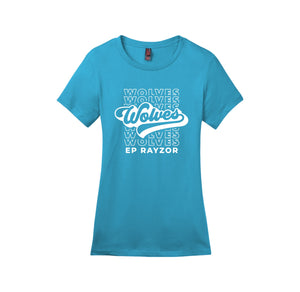 EP Rayzor-Womens Premium Tee On-Demand Wolves Repeating