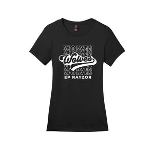 EP Rayzor-Womens Premium Tee On-Demand Wolves Repeating