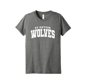 EP Rayzor-Youth Unisex Premium Triblend Short Sleeve Tee On-Demand Wolves Text Logo