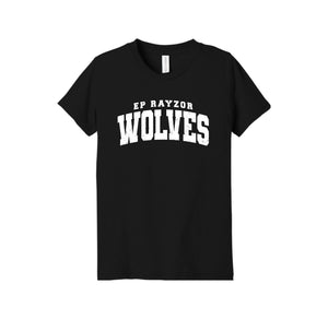 EP Rayzor-Youth Unisex Premium Triblend Short Sleeve Tee On-Demand Wolves Text Logo