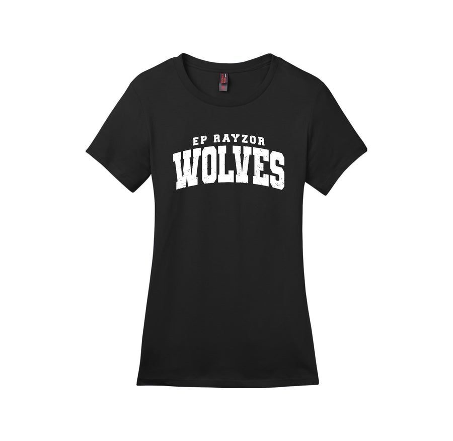 EP Rayzor-Womens Premium Tee On-Demand Wolves Text Logo